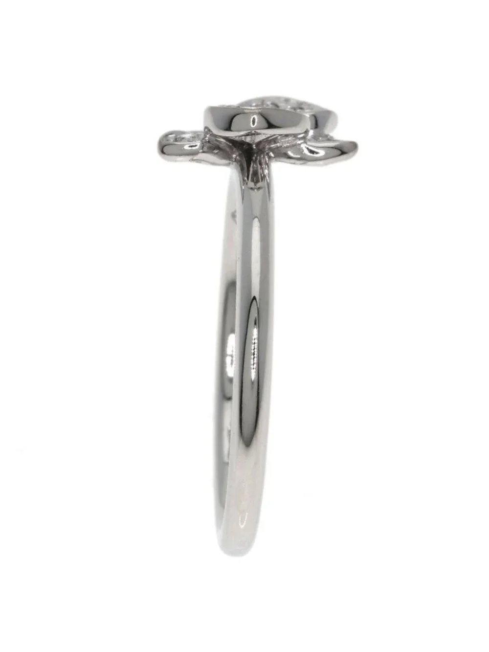 Cartier Carre S'dolquide Parcartier Diamond 47 Ring 18k White Gold